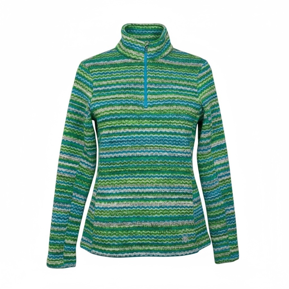 Spyder Fleece Jacket Pullover women’s Quarter Zip 10/ Medium